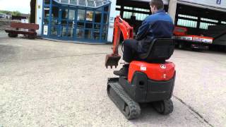 Миниэкскаватор  KUBOTA K-008-3,  погрузка_1