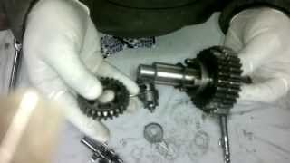 armado de caja de cambio de gilera smash 110cc