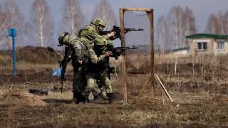Комплексное учение разведчиков ЦВО в рамках контрольной проверки за зимний период обучения