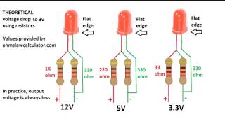 Connect LED to 12v 5v and 3.3v PCI power box upgrade