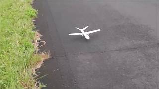 XK A110 Predator MQ-9 3CH Glider 滑走離着陸