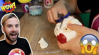 MI TÖRTÉNIK HA SQUISHY TOY-t SLIMEba VÁGOK... ? ?