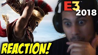 THIS IS SPARTA! Assassin's Creed Odyssey - Official Gameplay Trailer | Ubisoft E3 2018 REACTION!!!