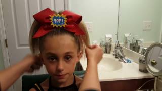 Cheer Hair Tutorial 2016 - 2017 Season