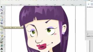 Easy Cartoon Caricature Time Lapse in Inkscape