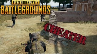 PUBG - CHEATER !! [ AIM HACK + ULTRA SPEED ] (nickname: Hunter-JILL)