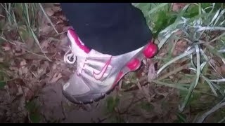 Quick tease showing off her Nike Shox