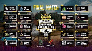 [ LIVE ] PUBG MOBILE - G2RxCE Open Online Tournament 2019 [ FINAL ]
