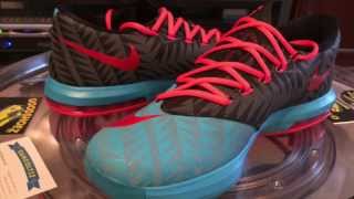 @Nike Zoom KD VI (6) N7 - Turquoise / Black / Atomic Red colorway 11-16-13