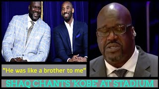 Shaq TEARS UP when talking about Kobe // Shaq Pays Tribute To Kobe