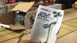 Unboxing du Goldfinder fs2