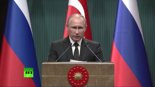Путин и Эрдоган подводят итоги переговоров в Анкаре