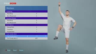 PES 2019 - All Motions & Goal Celebration