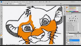 Speed painting - Simba (HD)