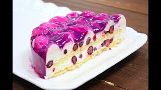 ТОРТ ДАКУАЗ с ЧЕРНОЙ СМОРОДИНОЙ и НАМЕЛАКОЙ / MOUSEE CAKE