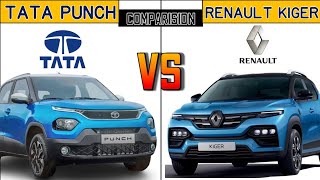 2021 Tata Punch vs Renault Kiger Price, Engine, Features Comparison