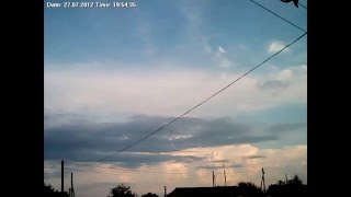 Cold front Холодный фронт (ложбина) 27 июля 2012г