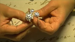 Распаковка  №6. Гарнитур - серьги и кольцо. Чистим кастрюли без усилий.