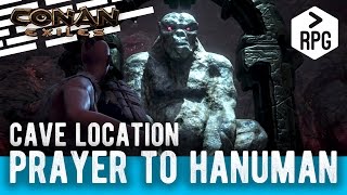 Conan Exiles | Prayer to Hanuman Cave Location [ PC 1080p 60fps ]