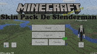Skin Pack 3D de Slenderman para Minecraft Pe 1.2.3