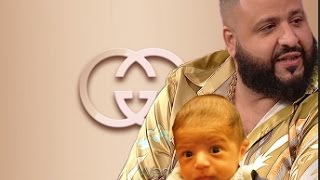 DJ Khaled Takes His Newborn Son To Gucci Store"Tells Him Get Whatever You Want'