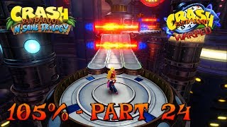 Crash Bandicoot 3 - N. Sane Trilogy - 105% Walkthrough, Part 24: Future Frenzy (Crystal Only)