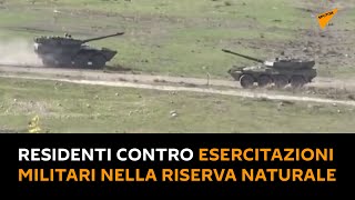 #Italia: residenti contro esercitazioni militari della #NATO nella riserva naturale