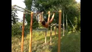 Tricks on a horizontal bar (Трюки на турнике)