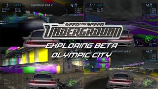 NFS: Underground PS2 Demo - Exploring Beta Olympic City