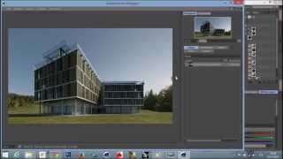 Визуализация экстерьера Cinema 4D + vRay