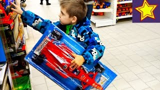 Игрушки для детей в Ашане Шоппинг Покупка и обзор игрушек Shopping in kids toys store