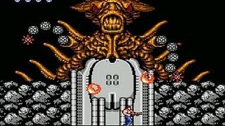 (NES) Contra 1 All bosses, no damage + ending