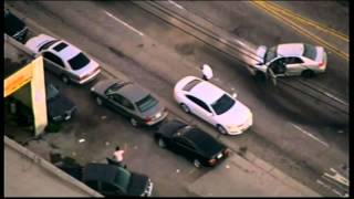 Police Chase Crash Carjacking and Takedown