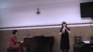 F.Hidas concerto for oboe Ф.Гидаш концерт для гобоя 1 часть. Беляева Юлия 14 лет.