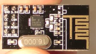 v.01 NRF24L01 if Arduino №1 button press-Arduino №2 LED on