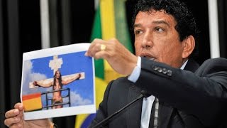Discurso inflamado do senador Magno Malta contra a parada gay