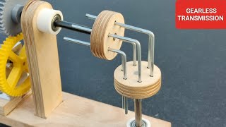 Making Gearless Transmission Mechanism || Without Gear