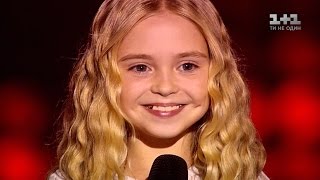 Эмили Мошкина "You raise me up" – выбор вслепую – Голос. Дети 3 сезон