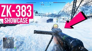 Battlefield 5 : ZK-383 Bipod SMG Weapon Showcase | Tides of War