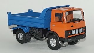 обзор масштабная модель автолегенды ссср маз-5551 самосвал 1:43 (автоистория аист) / Modelling