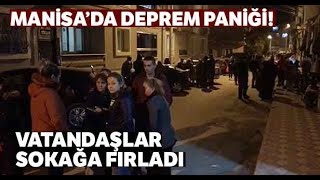 Manisa’da Vatandaşların Deprem Nöbeti