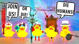 ROBLOX DUCKS GET REVENGE ON HUMANS! DUCK ARMY ATTACK! Roblox Best | Roblox Funny Moments