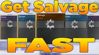 The Fastest Way to get Salvage In Infinite Warfare! (Get Salvage Fast)
