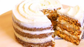 Новогодний торт 2020! БЕЗУМНО ВКУСНЫЙ МОРКОВНЫЙ ТОРТ| простой рецепт | нежные коржи + крем-чиз