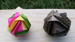 Новогодние Шары На Елку Из Бумаги Своими Руками - Мастер-Класс. Christmas Paper Balls Tutorial