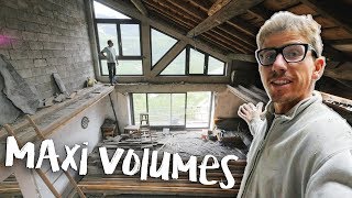 PIÈCES GRAND VOLUME - Passion Rénovation Ep12 - construction maison travaux