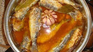 Вкуснейшие сардины в маринаде!Sardinas en escabeche!España.Madrid,.