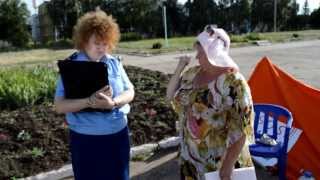 Голодовка в Подгорном - приехали с облпрокуратуры