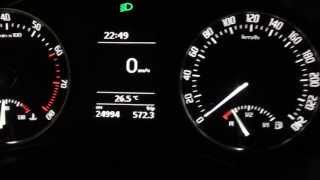 Skoda octavia 2 1.8tsi MT acceleration 0-100