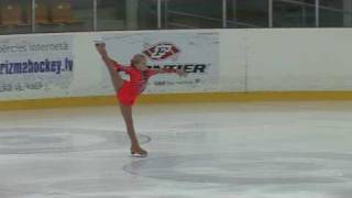 Deimante Kizalaite (LTU) SP, Latvian FS Championships 2009